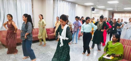 Haryanvi dance workshop organised by Dancing Dolphins Club